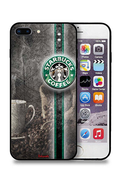 Tolwak غطاء حماية لجهاز Apple iPhone 7 Plus برسومات القهوة