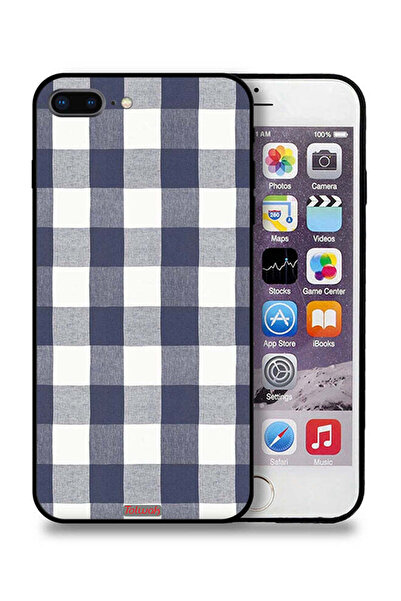 Tolwak غطاء حماية من القماش بنمط هندسي لهاتف Apple iPhone 8 Plus