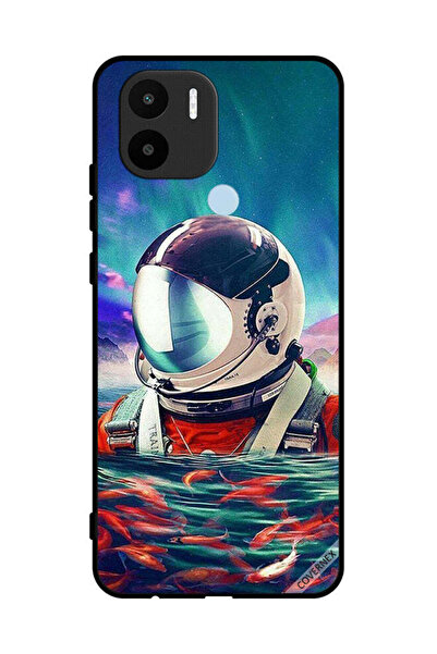 Covernex غطاء حماية لهاتف شاومي ريدمي A1 بلس - رائد فضاء في البحر والأسماك