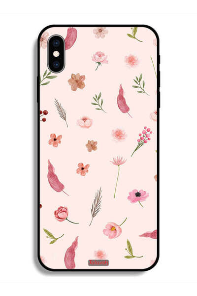 Tolwak جراب واقٍ لهاتف Apple iPhone X بنقشة أوراق وورود