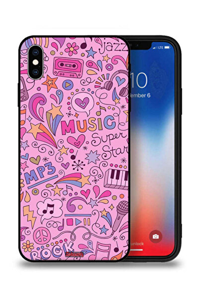 Tolwak غطاء حماية لجهاز Apple iPhone XS Max - علامات موسيقية