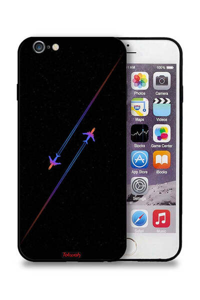Tolwak غطاء حماية لجهاز Apple iPhone 6/6s برسومات طائرات