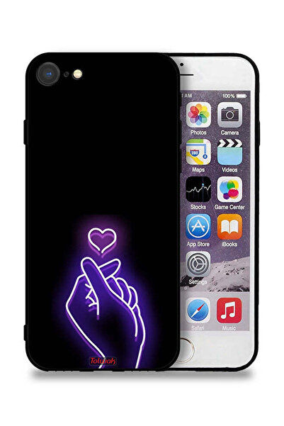 Tolwak غطاء حماية لجهاز Apple iPhone 8 بتصميم قلب صغير