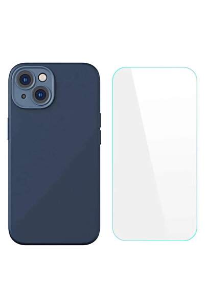 lowell home غطاء سيليكون سائل لهاتف آيفون 14 مقاس 6.1 بوصة + مجموعة واقي شاشة...