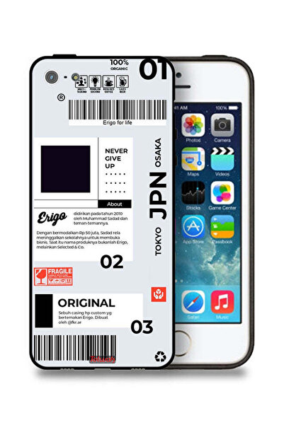 Tolwak غطاء حماية لجهاز Apple iPhone 5/5s/SE - ملصق ياباني
