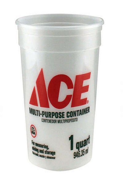 ACE Durable Plastic Solvent-Resistant Multi-Mix Container