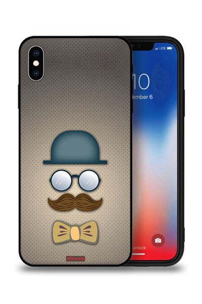 Tolwak جراب حماية لجهاز Apple iPhone XS Max بتصميم رأس رجل