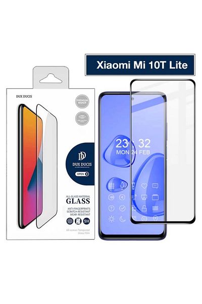 CepteToptan Dux Ducis Xiaomi Mi 10T Lite واقي شاشة زجاجي مقوى 9D طلاء كامل - (1903) - MKİ2519-1728