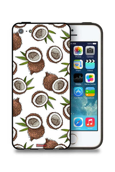 Tolwak غطاء حماية لجهاز Apple iPhone 5/5s/SE بلون جوز الهند