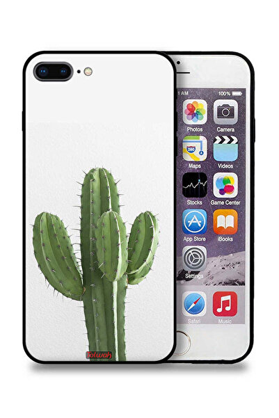 Tolwak غطاء حماية لجهاز Apple iPhone 7 Plus بنقشة نبات الصبار