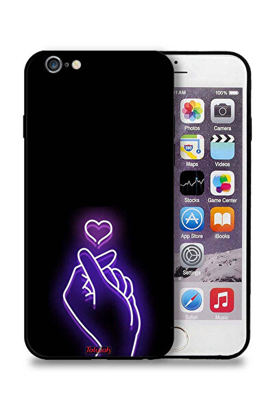 Tolwak جراب حماية لهاتف Apple iPhone 6 Plus/6s Plus بتصميم قلب صغير