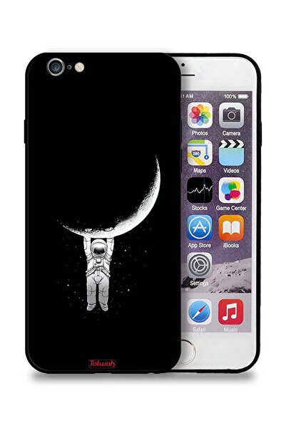 Tolwak غطاء حماية لجهاز Apple iPhone 6 Plus/6s Plus معلق على سطح القمر
