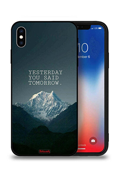 Tolwak جراب حماية لجهاز Apple iPhone XS Max - أمس قلت غدًا