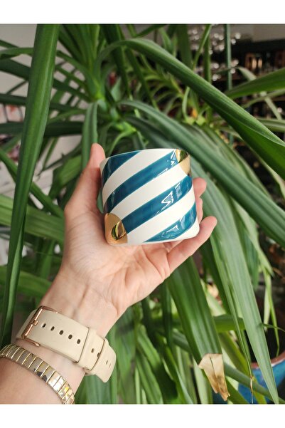 LAMONETA Elite Gold Detailed Porcelain Coffee Cup