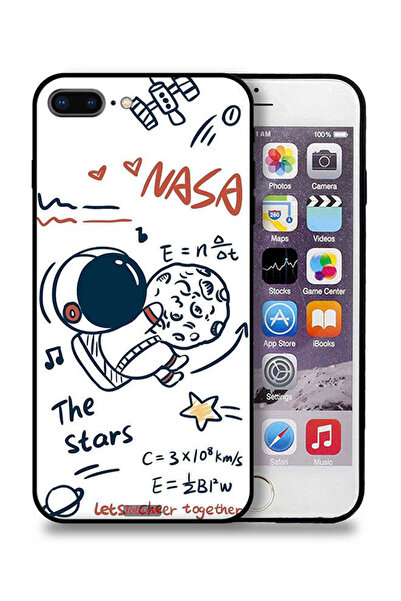 Tolwak غطاء حماية لجهاز Apple iPhone 8 Plus من ناسا النجوم
