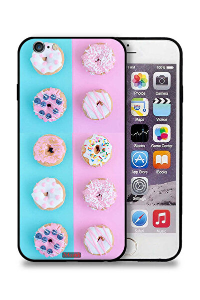 Tolwak غطاء حماية لجهاز Apple iPhone 6 Plus/6s Plus بتصميم هيذر دوناتس