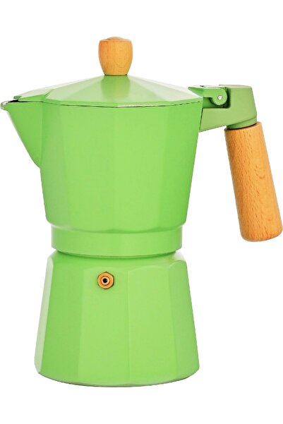 Alsaif Gallery Saif Gallery Aluminum Espresso Coffee Maker, 6 Cups, 600ml, Wo...