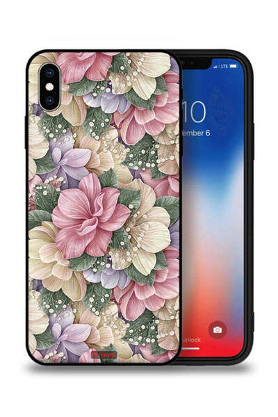 Tolwak غطاء حماية عالي الجودة مزين بالزهور لهاتف Apple iPhone XS Max