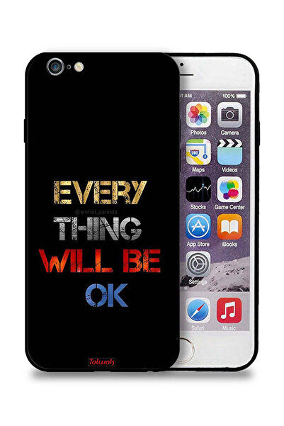Tolwak جراب حماية لجهاز Apple iPhone 6 Plus/6s Plus - كل شيء سيكون على ما يرام
