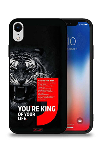 Tolwak جراب حماية لجهاز Apple iPhone XR أنت ملك حياتك