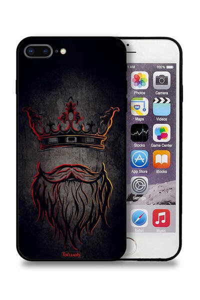 Tolwak غطاء حماية لجهاز Apple iPhone 7 Plus بتصميم King Artwork