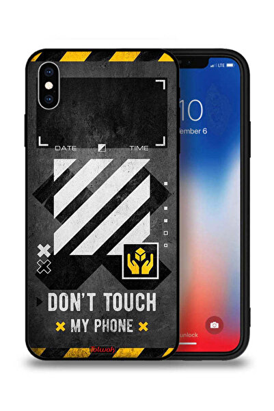Tolwak جراب حماية لجهاز Apple iPhone XS Max - لا تلمس هاتفي