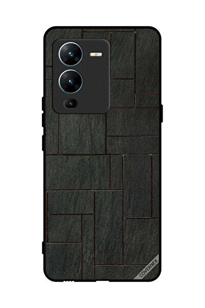Covernex غطاء حماية لهاتف فيفو V25 برو بنقشة حائط حجرية