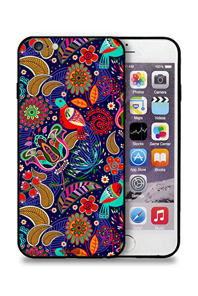 Tolwak جراب حماية لهاتف Apple iPhone 6 Plus/6s Plus بنقشة طيور وزهور