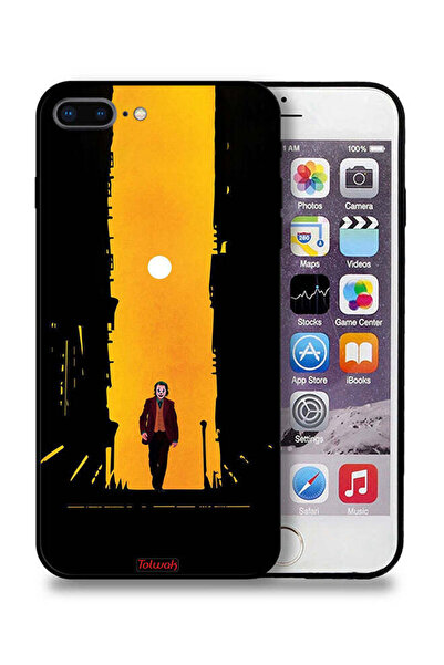 Tolwak غطاء حماية لجهاز Apple iPhone 7 Plus، رسم تجريدي رقمي للجوكر