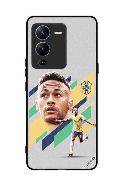 Covernex غطاء حماية لهاتف فيفو V25 برو، رسم نيمار