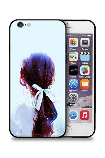 Tolwak غطاء حماية لهاتف Apple iPhone 6 Plus/6s Plus بتصميم ربطة شعر مع رباط ش...