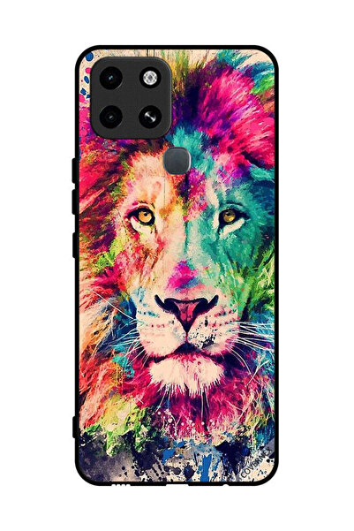 Covernex غطاء حماية لهاتف Infinix Smart 6 برسومات فنية من Lion Paint