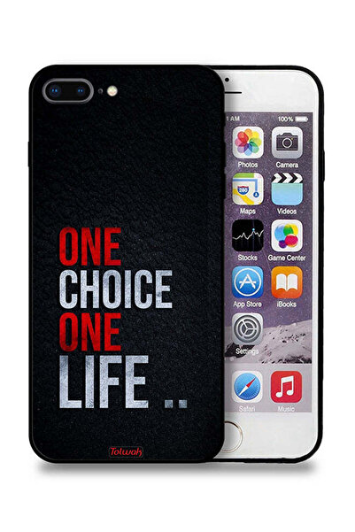 Tolwak جراب حماية لجهاز Apple iPhone 7 Plus - اختيار واحد - حياة واحدة