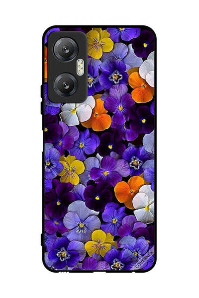 Covernex غطاء حماية لهاتف Infinix Hot 20 مع زهور صغيرة