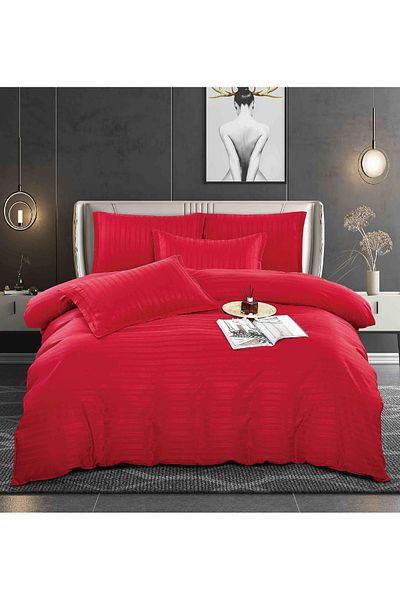 CHIRASO CHIRASO Premium Damask Bedding, 6 Pieces, Classic Sheet 230x250 cm, 4 Pillowcases