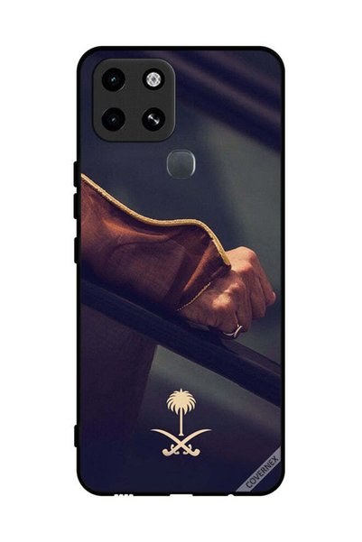 Covernex غطاء حماية لهاتف إنفينيكس سمارت 6 مع شعار المملكة العربية السعودية