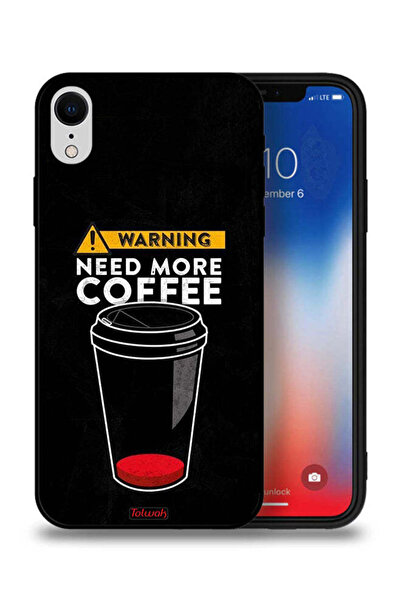 Tolwak جراب حماية لجهاز Apple iPhone XR - هل تحتاج إلى المزيد من القهوة؟