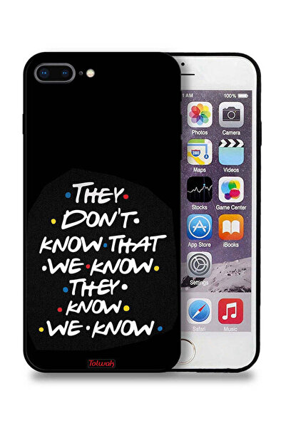 Tolwak جراب حماية لجهاز Apple iPhone 7 Plus لا يعرفون ما نعرفه يعرفون أننا نعرف