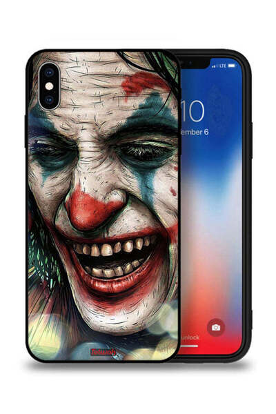 Tolwak جراب حماية لجهاز Apple iPhone XS Max بتصميم وجه الجوكر الضاحك