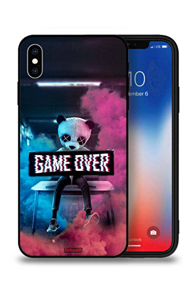 Tolwak جراب حماية لجهاز Apple iPhone XS Max Game Over