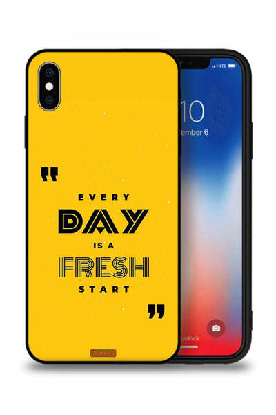 Tolwak جراب حماية لجهاز Apple iPhone XS Max - كل يوم هو بداية جديدة