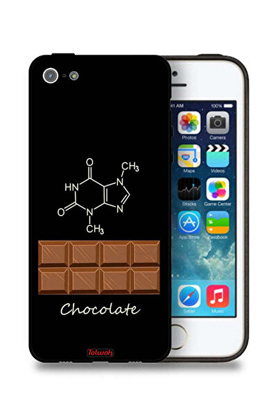 Tolwak غطاء حماية لجهاز Apple iPhone 5/5s/SE بلون الشوكولاتة
