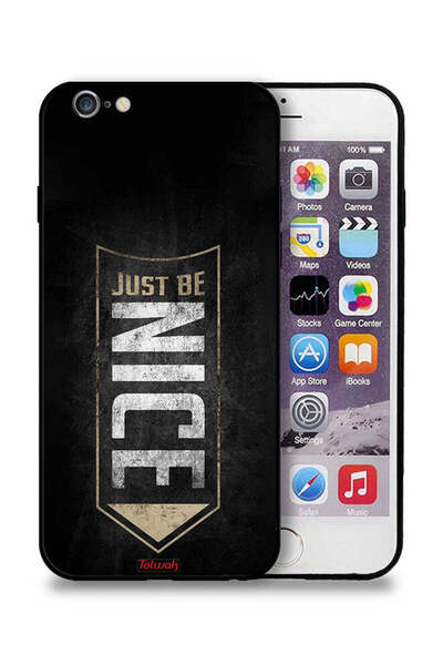 Tolwak جراب حماية لجهاز Apple iPhone 6 Plus/6s Plus "فقط كن لطيفًا"