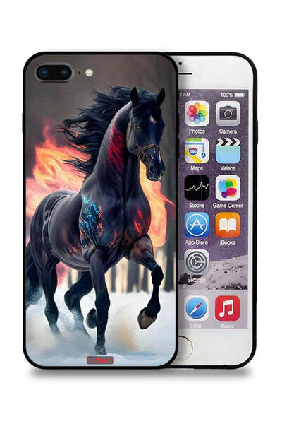Tolwak غطاء حماية لجهاز Apple iPhone 7 Plus بتصميم حصان عالي الوضوح