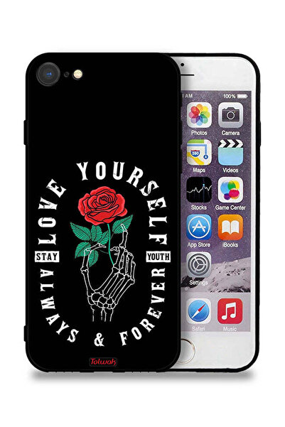 Tolwak جراب حماية لجهاز Apple iPhone 8 - أحب نفسك دائمًا