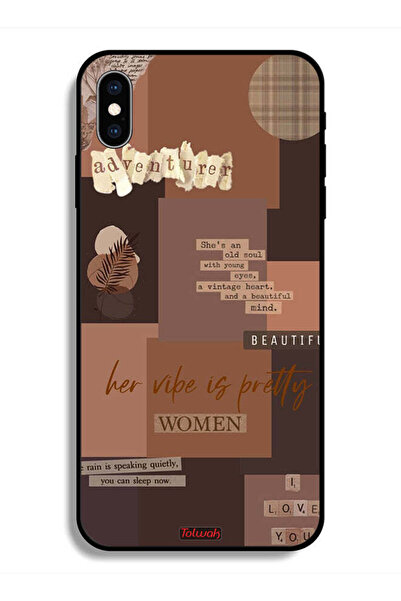 Tolwak جراب حماية لهاتف Apple iPhone X Adventurer Women