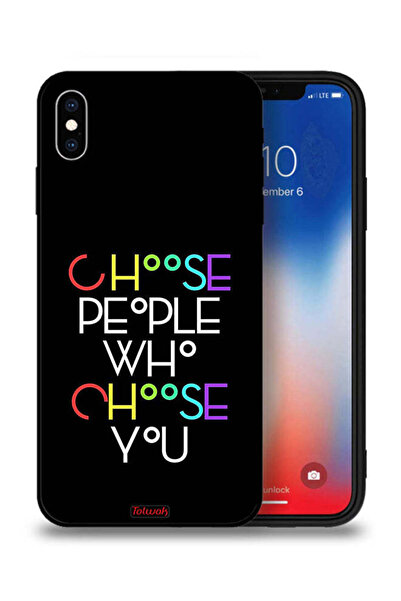 Tolwak جراب حماية لجهاز Apple iPhone XS Max اختر الأشخاص الذين يختارونك