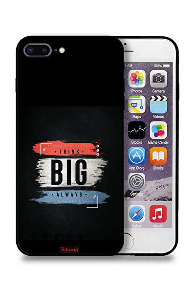 Tolwak جراب حماية لجهاز Apple iPhone 8 Plus - فكر دائمًا بشكل كبير