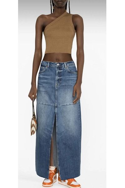 couis Women's Slit Long Skirt