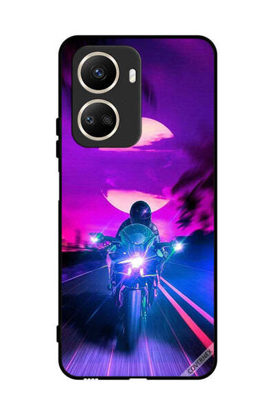 Covernex غطاء حماية لهاتف هواوي نوفا 10 إس إي - خلفية رجل على دراجة